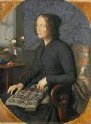 Henri-Pierre Picou Portrait of Mrs. Henri-Jean-Pierre Picou, mother of the artist oil painting on canvas